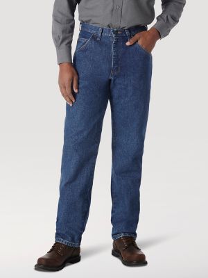 wrangler quilted jeans