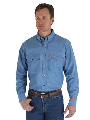 wrangler fr riggs workwear shirts
