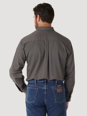 Wrangler Riggs Men's Denim Long Sleeve Work Shirt