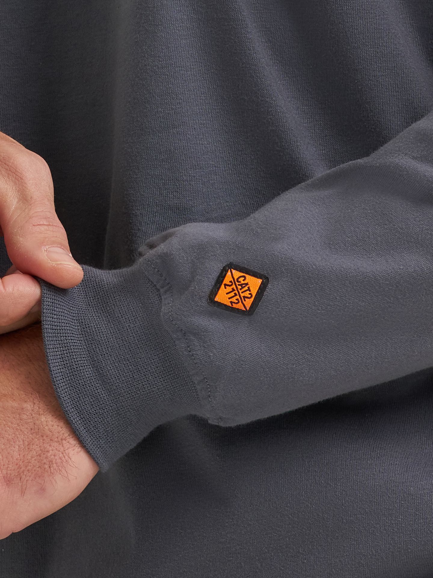 Мужские футболки Wrangler FR Flame-Resistant Long Sleeve Lightweight Henley, цвет: Castle Rock — фото 4