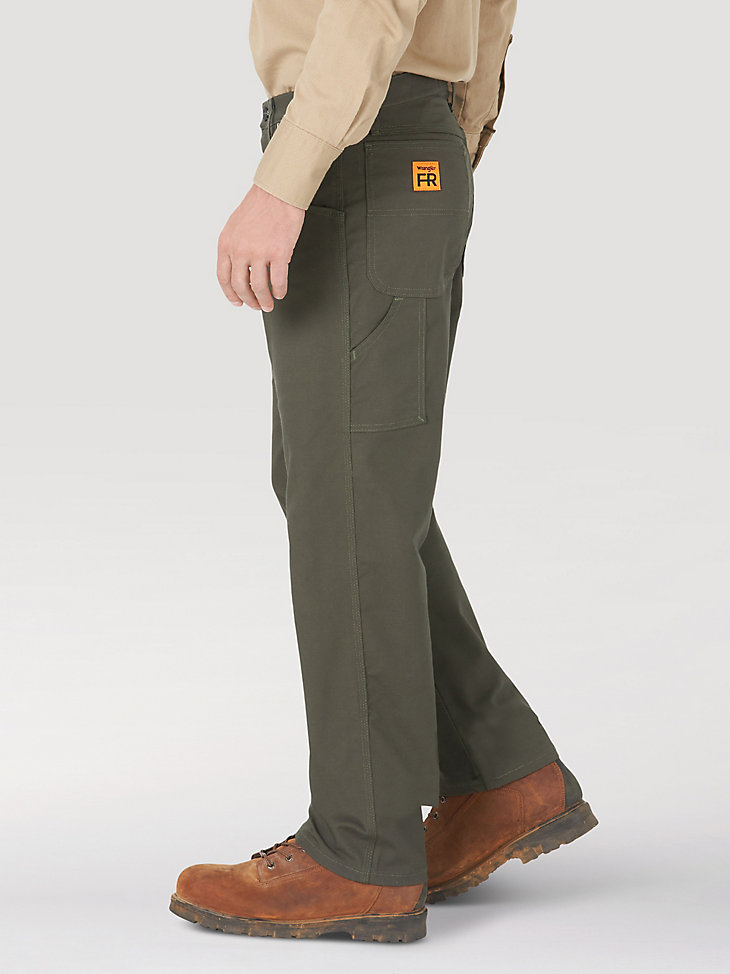 Wrangler® RIGGS Workwear® FR Flame Resistant Carpenter Pant in Loden alternative view 2