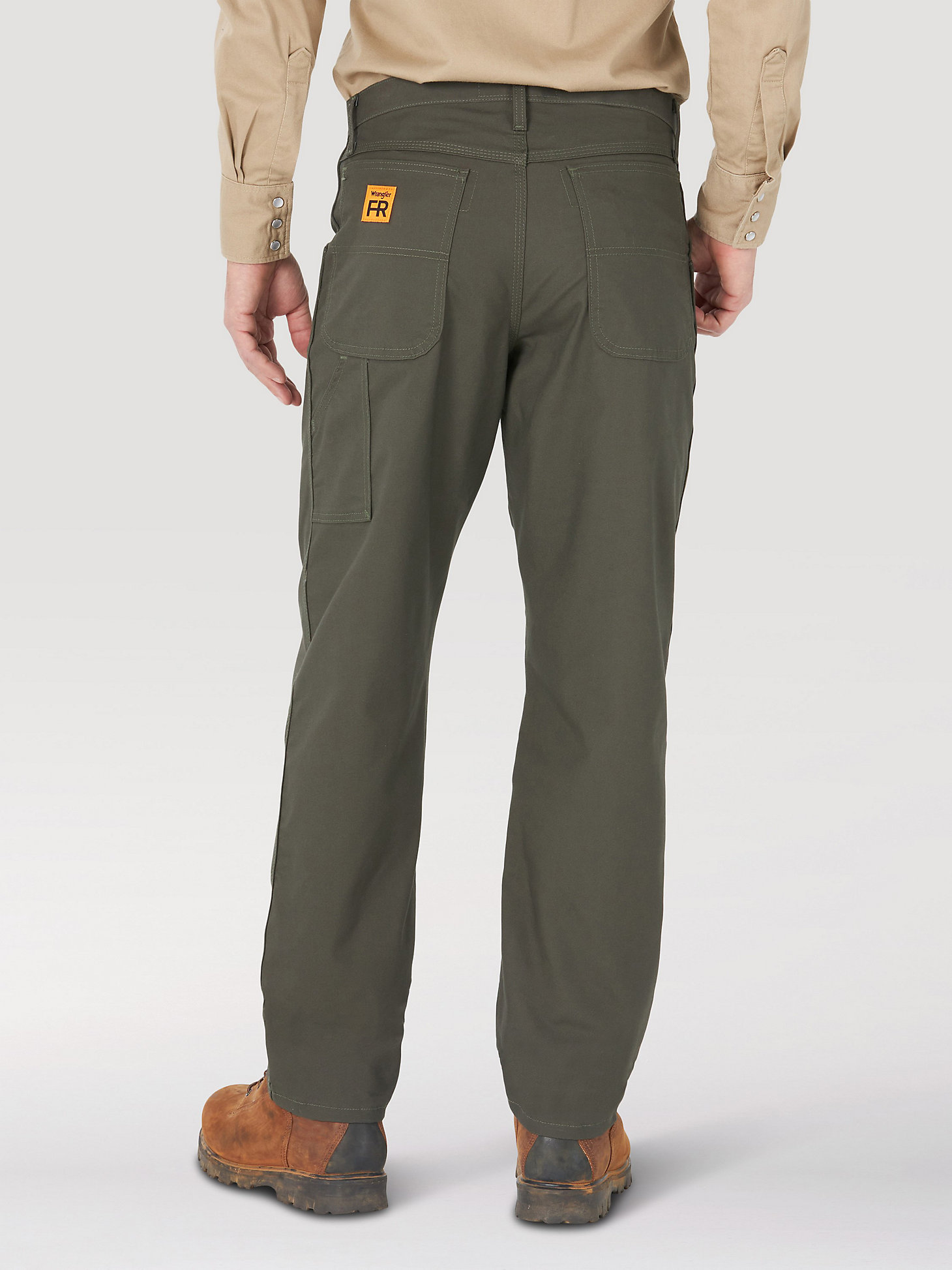 Wrangler® RIGGS Workwear® FR Flame Resistant Carpenter Pant in Loden alternative view 3