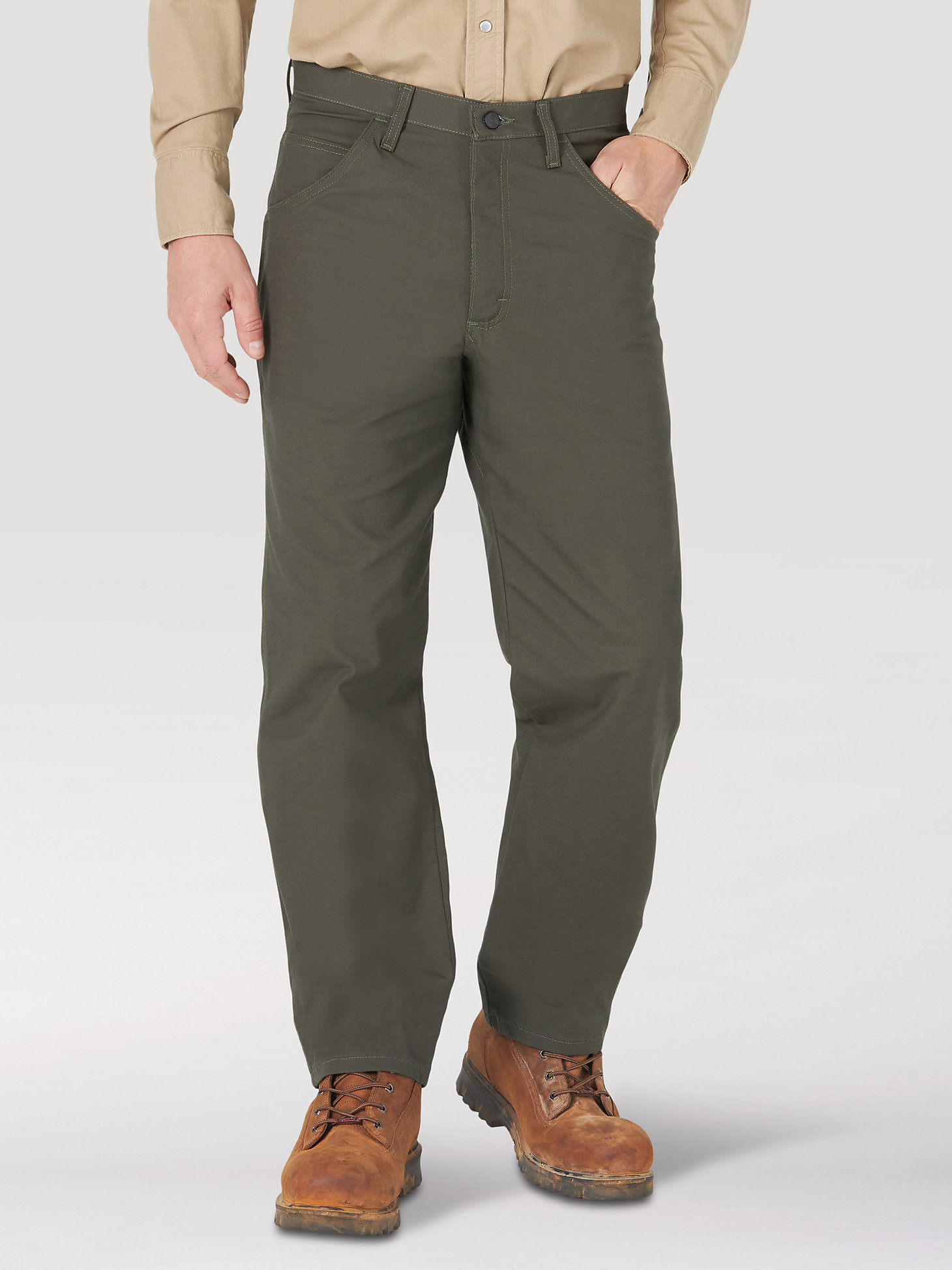 Wrangler® RIGGS Workwear® FR Flame Resistant Carpenter Pant in Loden main view