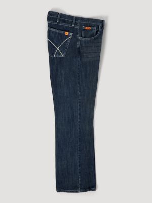 Men's Wrangler® FR Flame Resistant Regular Fit Lightweight Denim Jean in  Prewash