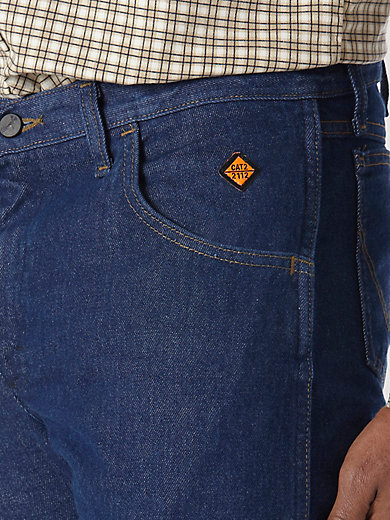 Wrangler FR 31 X 30 Denim Cotton Flame Resistant Jeans With Zipper Front Closure 