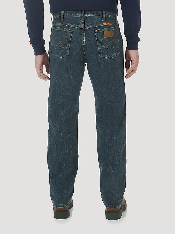 Men's Wrangler® FR Flame Resistant Advanced Comfort Regular Fit Jean in Dark Tint alternative view 2