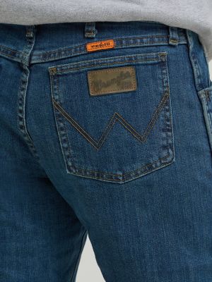 Men's Wrangler® FR Flame Resistant Advanced Comfort Regular Fit Jean in Dark Tint alternative view 6