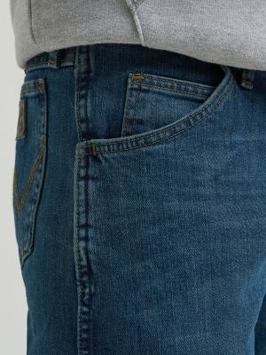 Men's Wrangler® FR Flame Resistant Advanced Comfort Regular Fit Jean in Dark Tint alternative view 8
