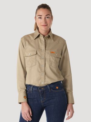 wrangler fr denim shirts