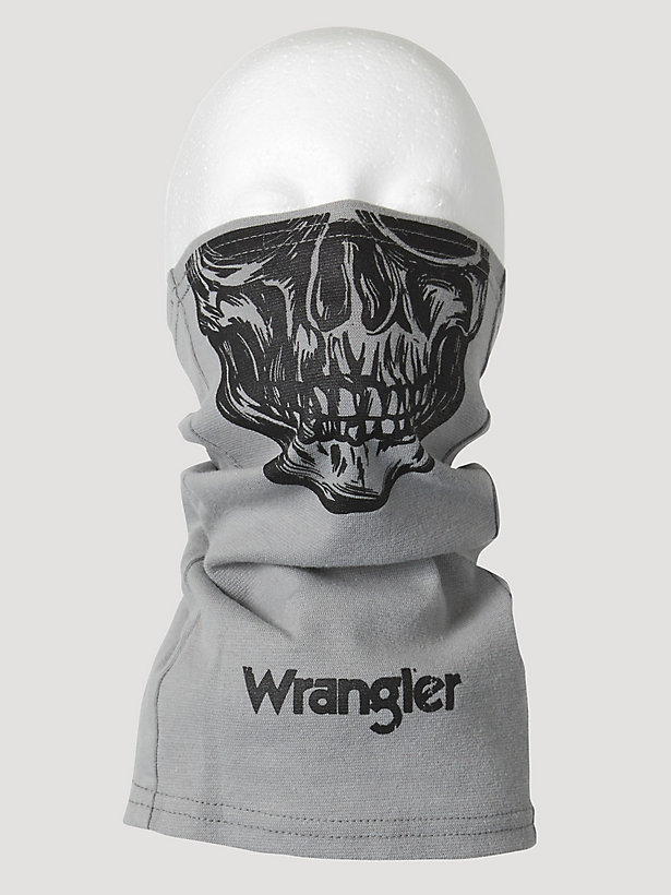 Wrangler® FR Flame Resistant Distressed Skull Gaiter in Grey
