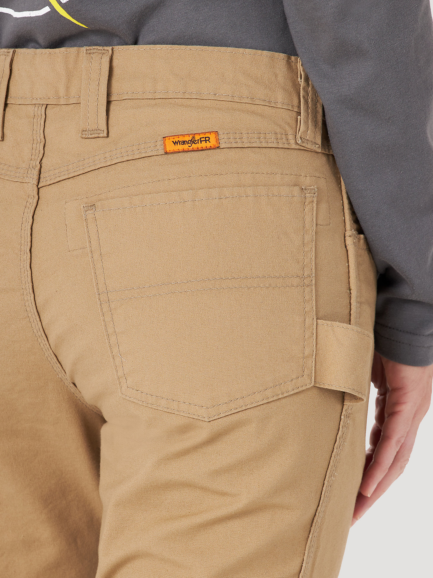 Women's Wrangler® FR Flame Resistant Utility Pant in Golden Khaki alternative view 4