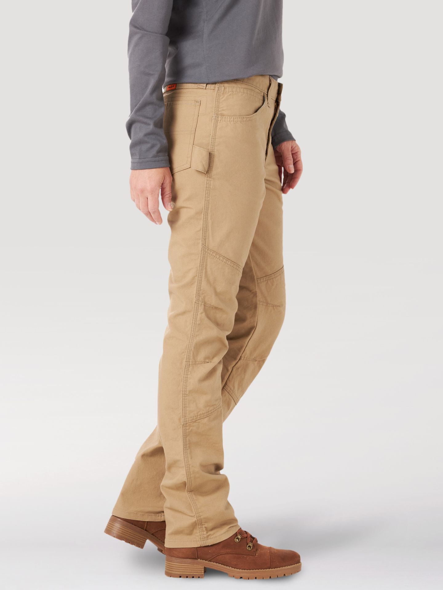 Женские брюки Wrangler FR Flame-Resistant Utility, цвет: Золотой хаки — фото 5