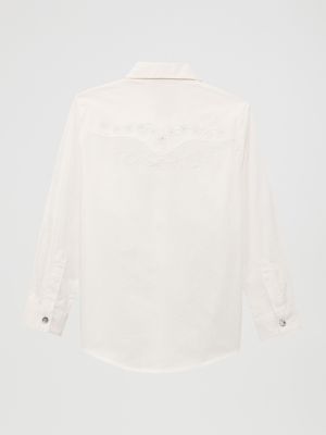 Girl's Classic Long Sleeve Western Snap Shirt