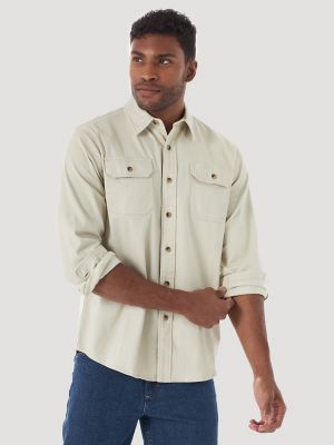 Men's Wrangler® Long Sleeve Twill/Denim Shirt