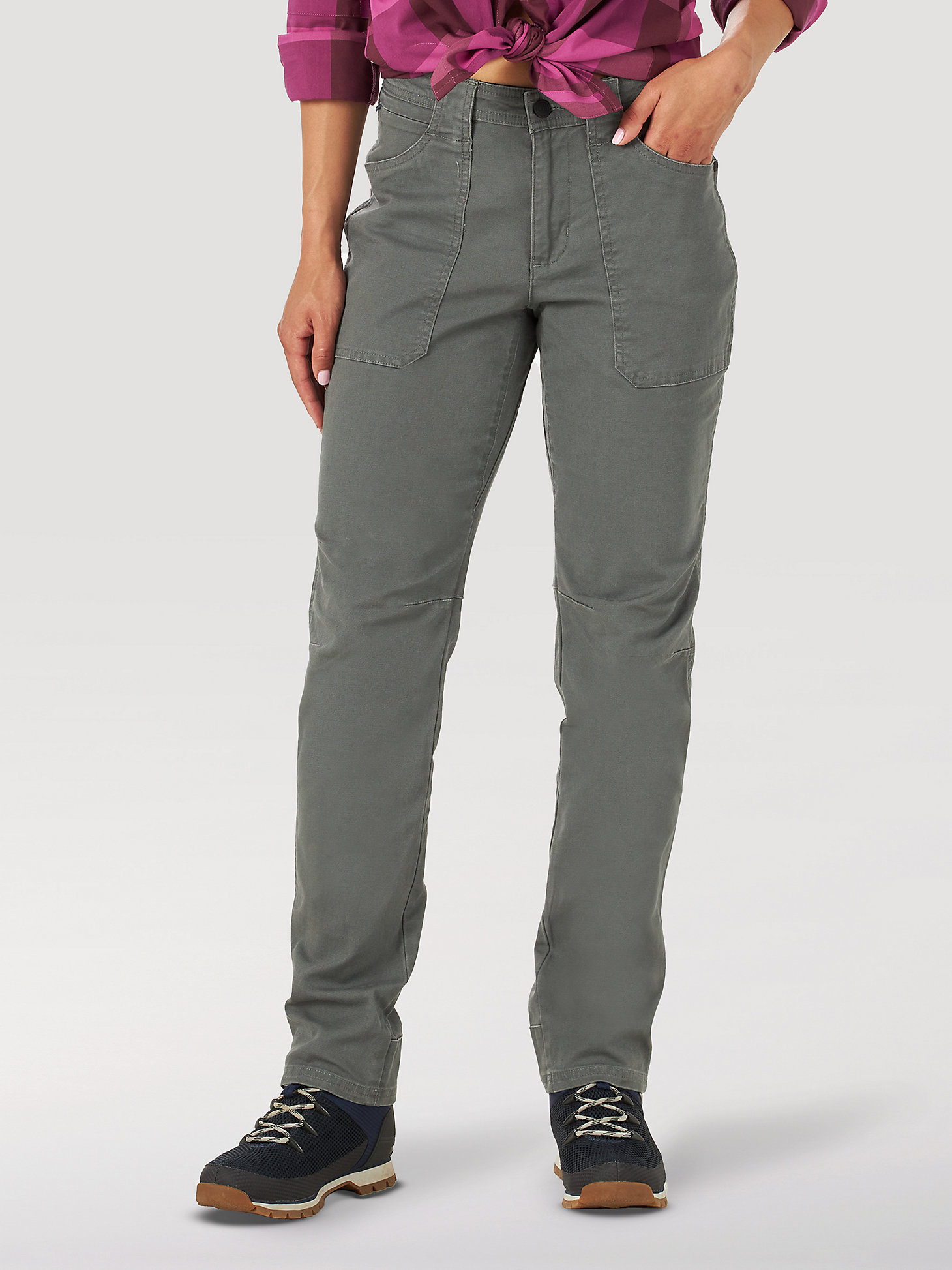 ATG By Wrangler™ Women's Canvas Pant in Dark Shadow main view