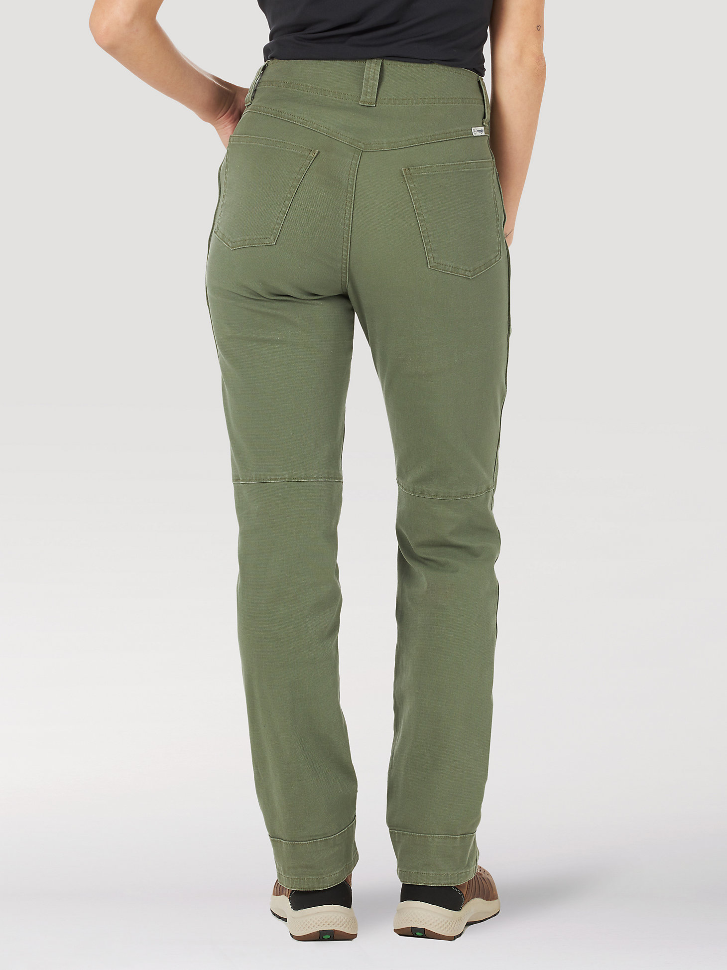 ATG By Wrangler™ Women's Canvas Pant in Olive alternative view 1