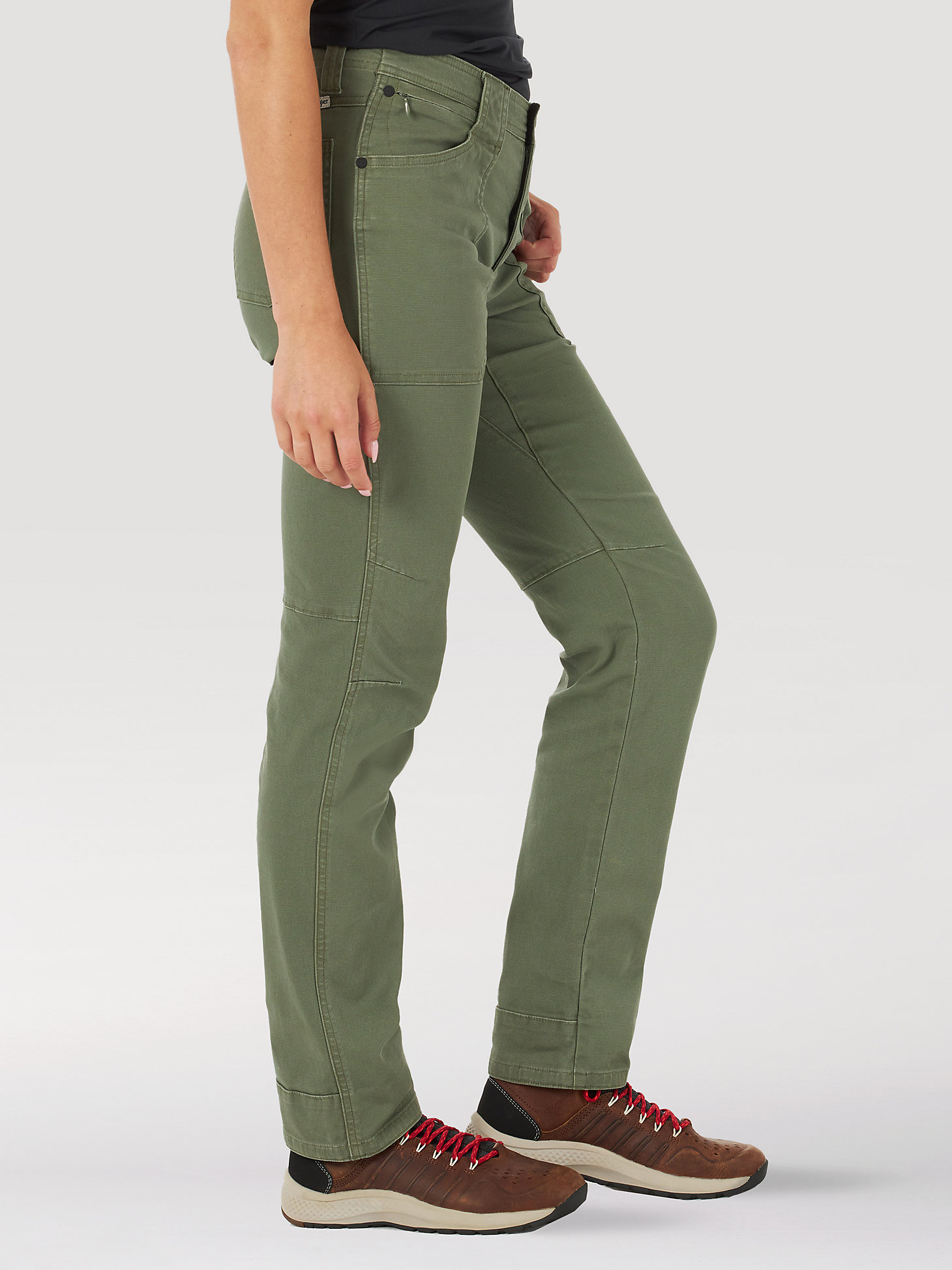 ATG By Wrangler™ Women's Canvas Pant in Olive alternative view 2