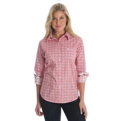 George Strait for Her Button Down Print Top | Womens Shirts by Wrangler®