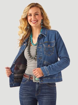 Women's Wrangler Retro® Premium Blanket Lined Denim Jacket | Womens ...