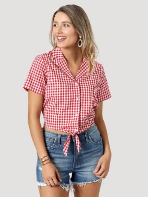 wrangler plaid shorts