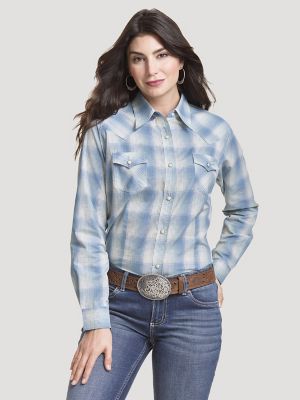 Top Women's (LW001RA) - Wrangler® Western Fashion Shirt Multi – OK