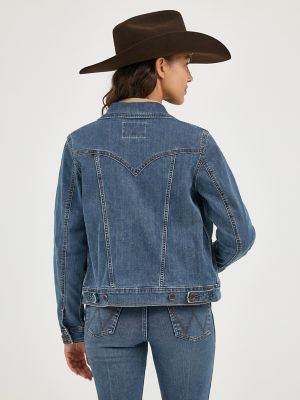 Women's Long Sleeve Classic Fit Denim Jacket