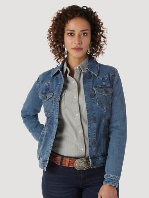 Women's Long Sleeve Classic Fit Denim Jacket | Mother's Day Gifts ...