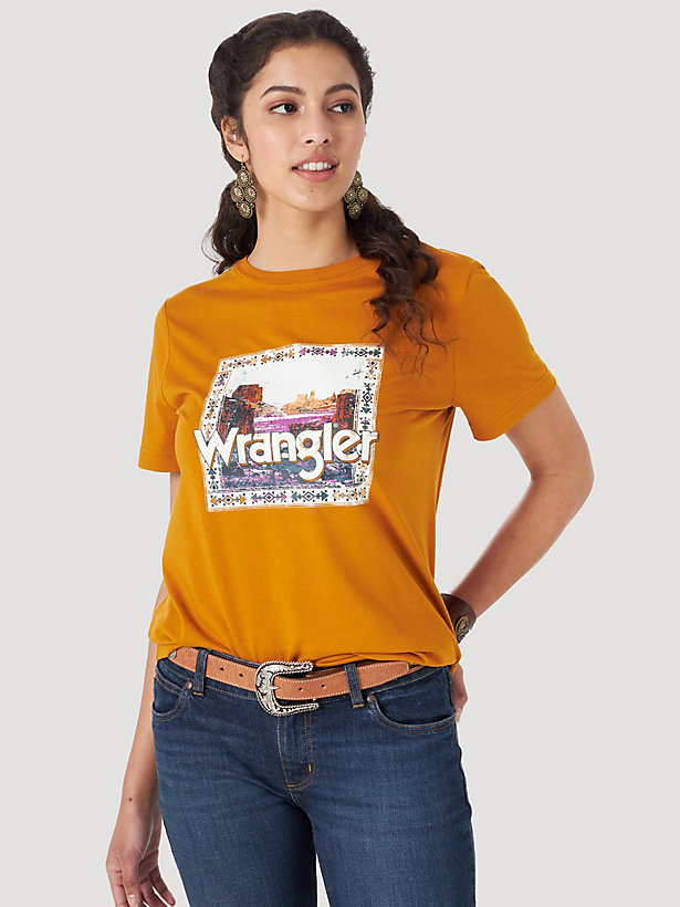 Women's Wrangler Retro® Short Sleeve Desert Scene Graphic Tee