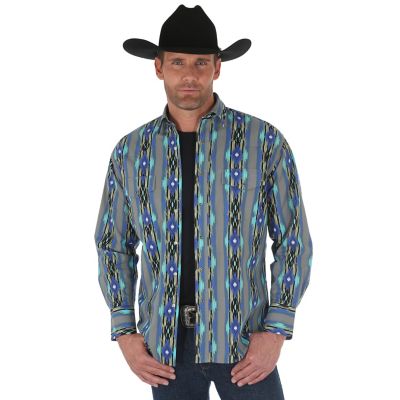 Men's Checotah® Long Sleeve Western Snap Printed Shirt