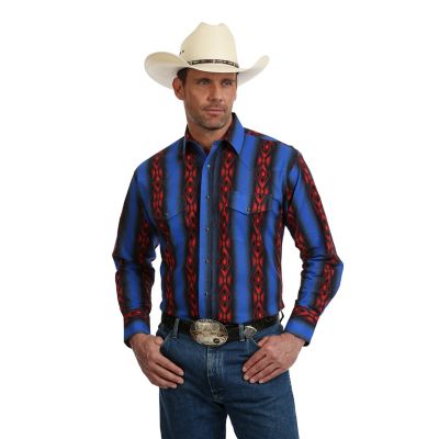 Wrangler Men's Checotah Western Shirt, L - 112326327