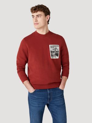 wrangler men's sweatshirt