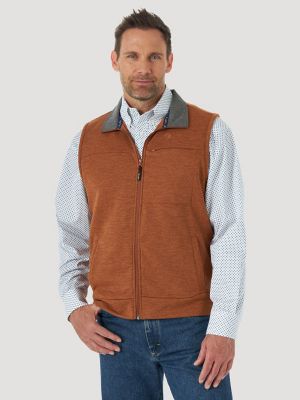 wrangler canvas vest