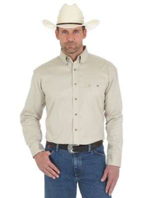 George Strait Long Sleeve Twill Shirt | Mens Shirts by Wrangler®