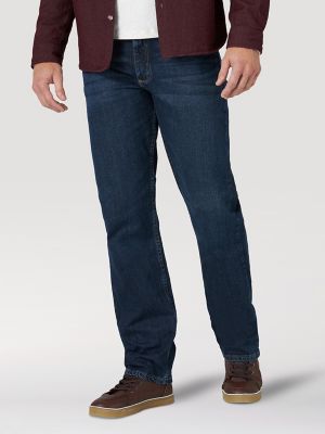 wrangler relaxed straight flex jeans