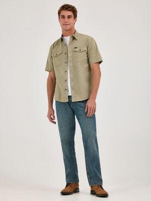 wrangler relaxed fit jeans with flex