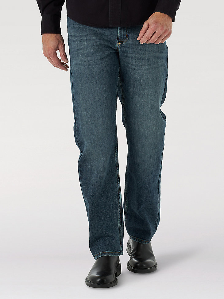 Men's Relaxed Fit Flex Jean in Marine main view