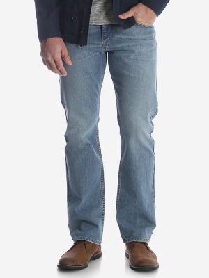 wrangler men's flex straight fit jean