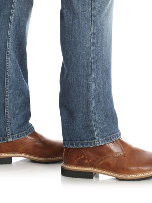 Mens Regular Fit Flex Jean:Steel Blue:32:34 alternative view 6