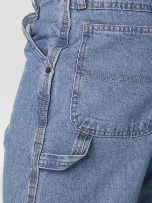 Men's Wrangler Carpenter Jeans Stone Bleach, Size: 33