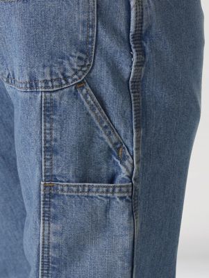 Men's Wrangler Carpenter Jeans Stone Bleach, Size: 33