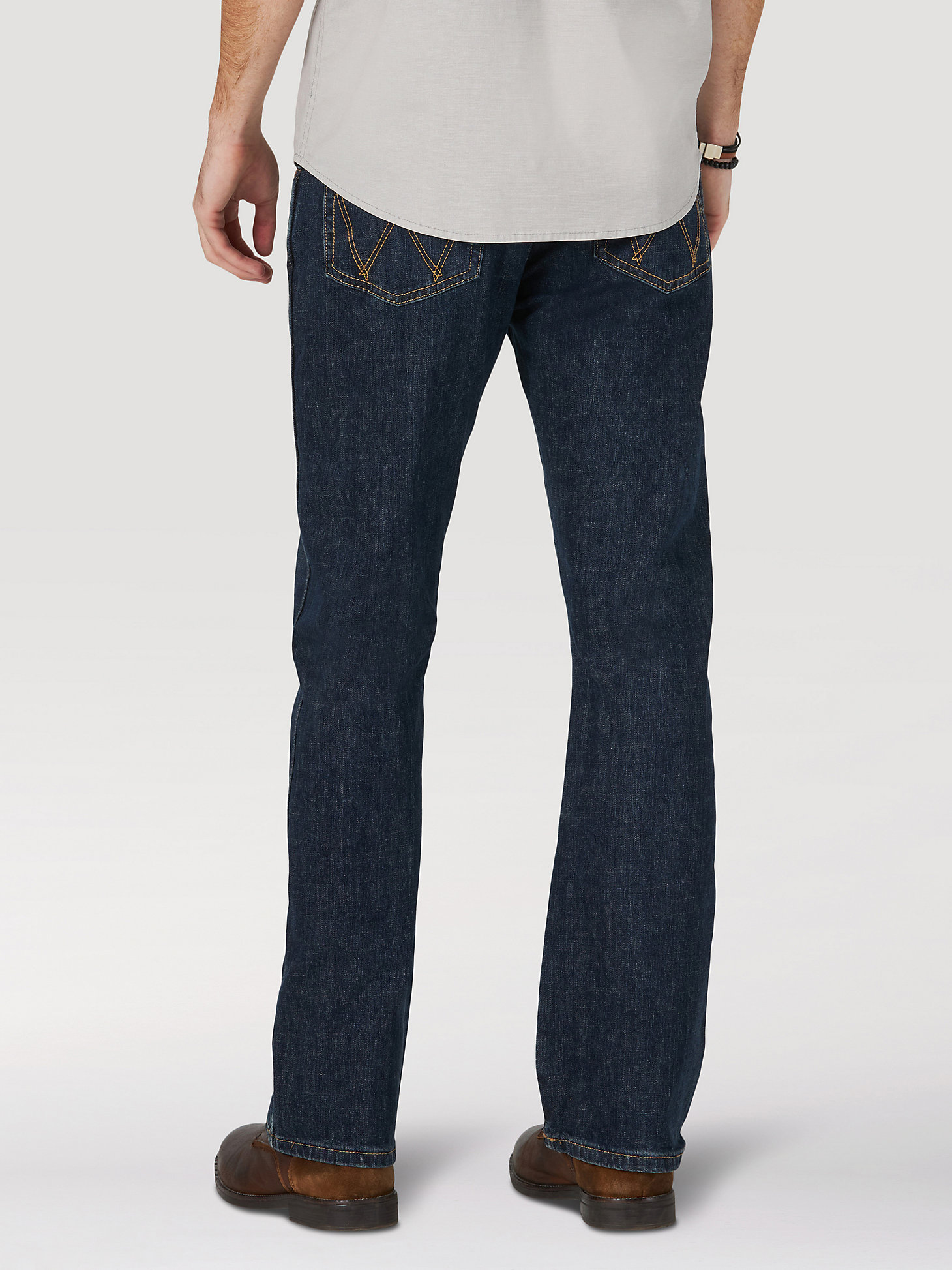 Men's Slim Fit Bootcut Jeans in CB Wash alternative view 1