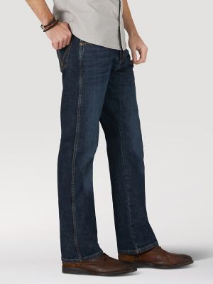Wrangler Men's Retro Dark Wash Slim Bootcut Jeans
