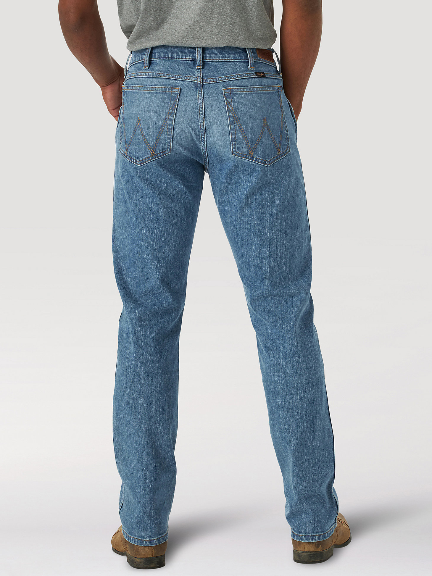 Men's Wrangler® Slim Straight Jean in Drake alternative view 1