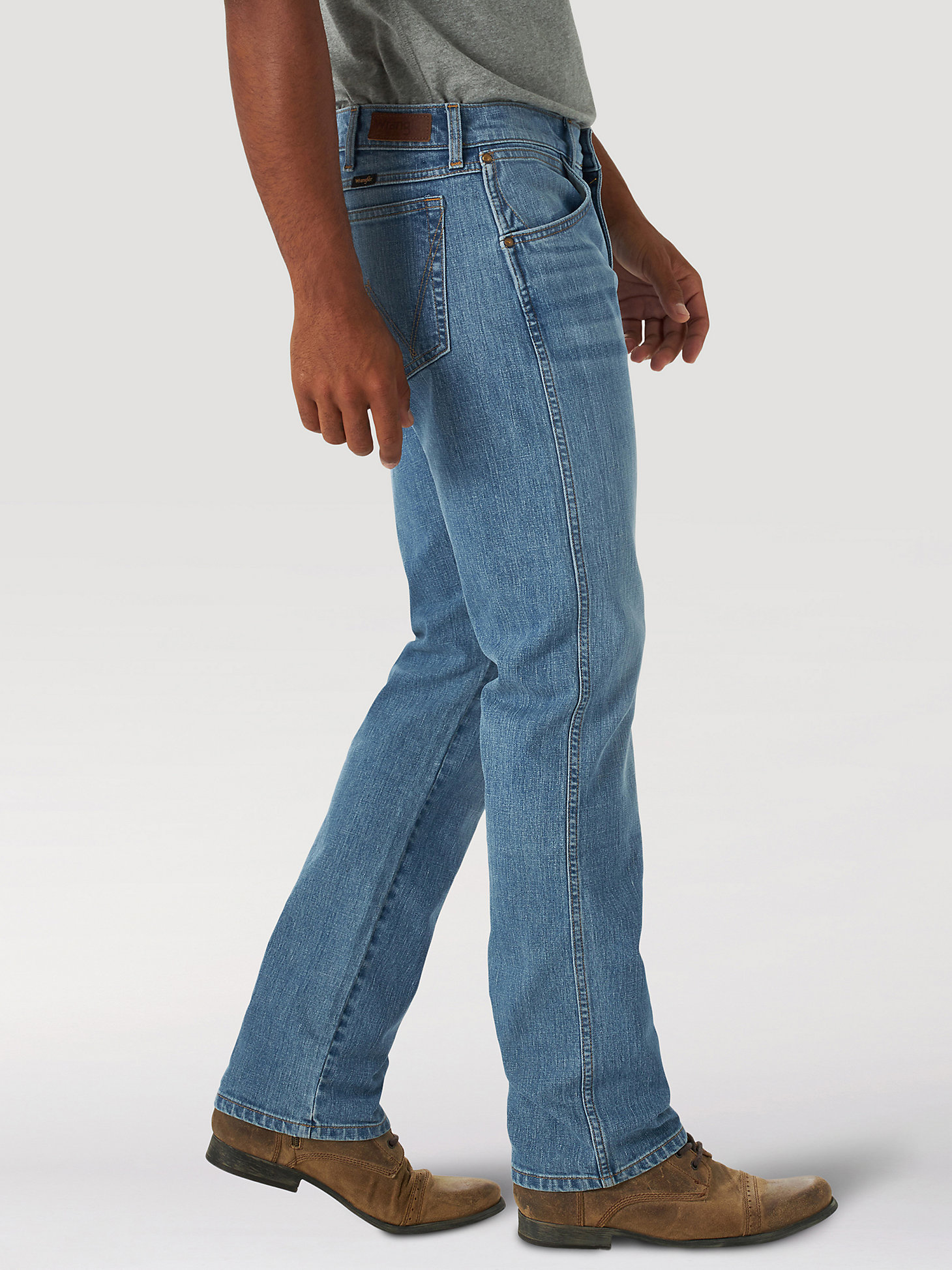 Men's Wrangler® Slim Straight Jean in Drake alternative view 2