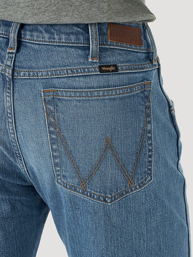 Men's Wrangler® Slim Straight Jean in Drake alternative view 3