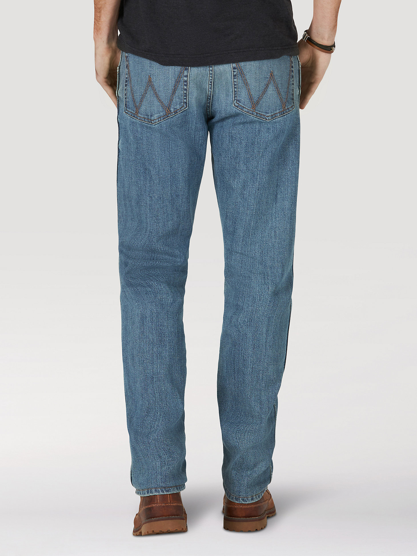 Men's Wrangler® Slim Straight Jean in Weft alternative view 1
