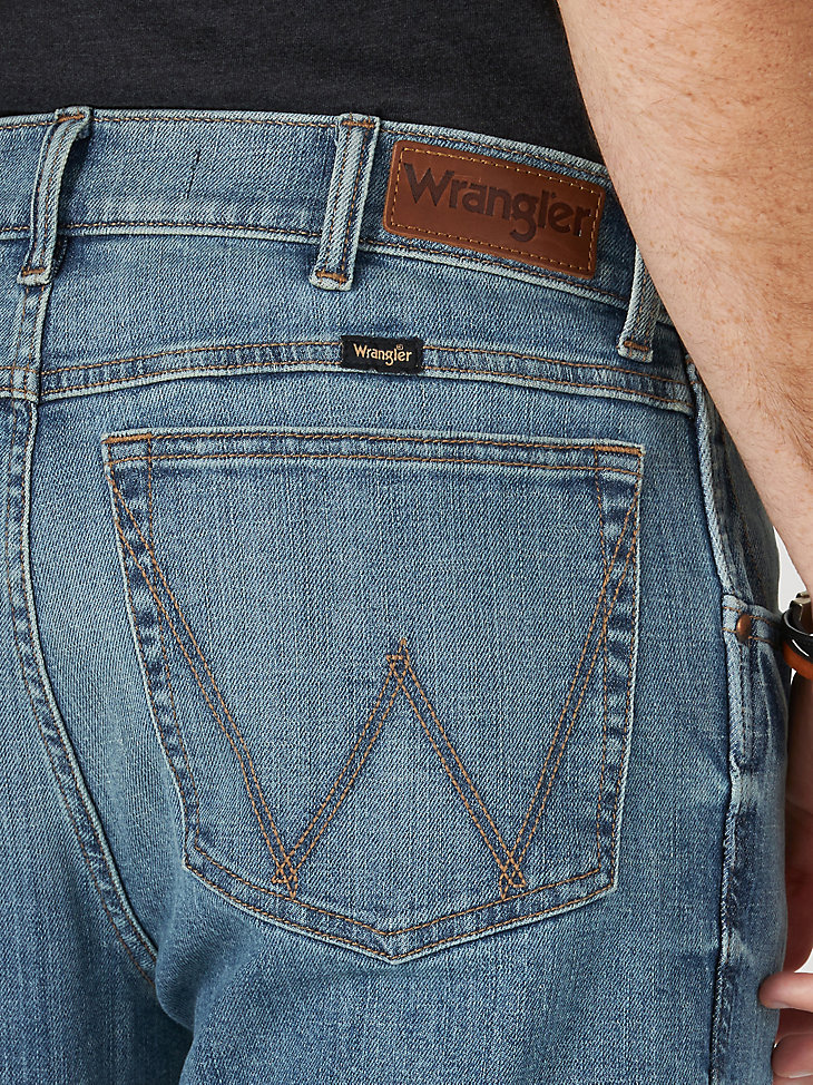 Men's Wrangler® Slim Straight Jean in Weft alternative view 3