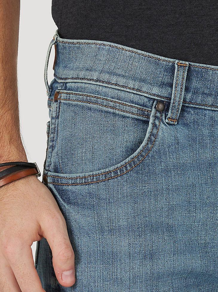 Men's Wrangler® Slim Straight Jean in Weft alternative view 4