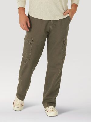 Wrangler Mens Ripstop Cargo Pants 32W x 30L Bronze at  Men's Clothing  store