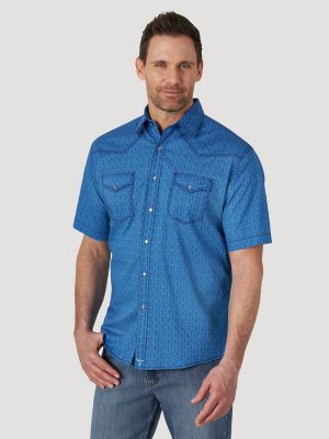 wrangler ss western shirt
